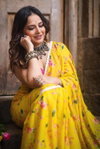 MG 292 Plain Linen Digital Printed Sarees Wholesale Price In Surat